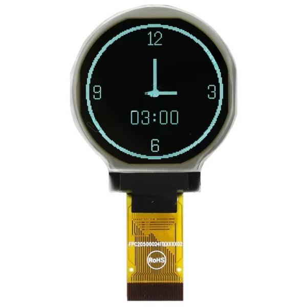 Cheap 1.18 Inch Round OLED Display Panel 128x128 SPI I2C Small Oled Screen SSD1302 BOE Oled For Smartwatch for sale