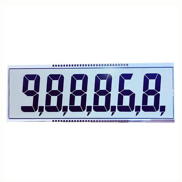 Cheap Gas Station Petrol Pump Oil Machine Mono Metal Pin 6 Digits 7 Segments LCD Module for sale