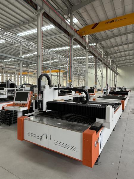 Cheap Advanced Single Table Laser Cutting Machine Accelerated Velocity 0.8g and Positioning Accuracy ±0.01mm for sale