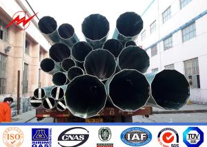 60FT Gr65 Material 6mm Electric Power Pole with climbing Rungs