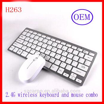 Cheap Carpo H263 Customize wireless/bluetooth keyboard combo computer prepherals for sale