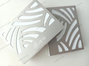 Best Triangle Empty Eyeshadow Palette 3 Pans CMYK Printing With Mirror wholesale