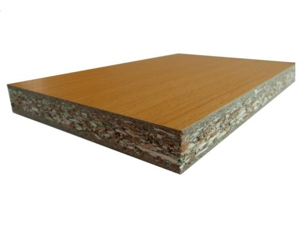 Cheap Double Sides Pre Laminated Particle Board For Construction Building Furniture Decor for sale