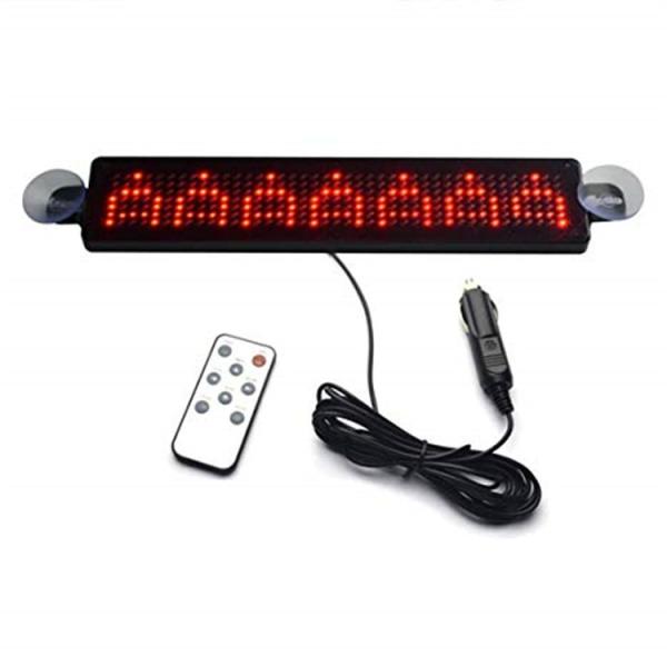 Cheap Remote Control Car Window Acrylic Running Programmable Led Sign for sale