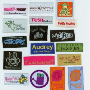 Best Custom Clothing Fabric Label Tags Woven Clothing Tag Clothing Labels Customized wholesale