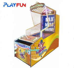 China Clown frenzy foam ball hit throw down the clown alley coin-op bill operated  kids-parent arcade  ticket machine game on sale