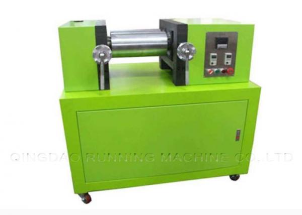Rubber Processing Two Roll Mill Miximg Machine Low Noise With HRC 55-60 Roll Hardness