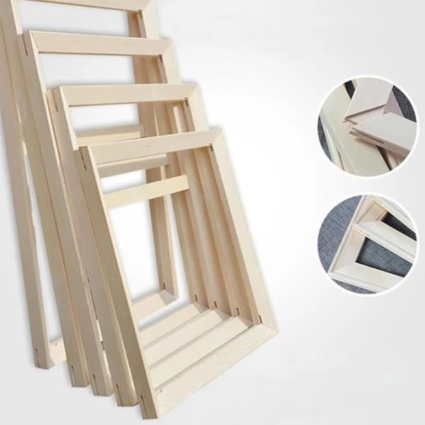 Cheap Bulk Customize Size Art Stretcher Frames Custom Made Stretcher Bars For Decoration for sale