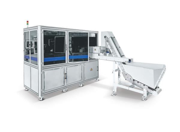 Cheap Intelligent defection checking PLC Double Glass Table Visual Inspection Machine for sale