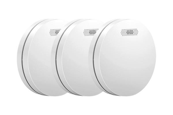 Cheap Alkaline Zinc Battery Tuya App Smart Smoke Detector For Home And Factory Security for sale