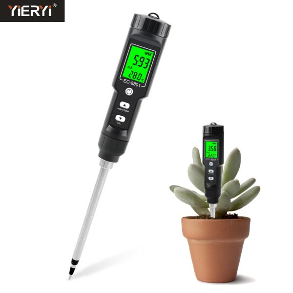Cheap LCD Display Soil Ec Meter 2 In 1 Multipurpose Conductivity Tester for sale