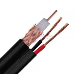 Best RG59K 2C 0.5 Figure 8 Solid Bare Copper Conductor Coaxial Antenna Cable 75 Ohm RG59 power cable wholesale