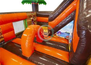 China Pirate Outdoor Inflatable Playground Modern Creative Design With Slipery Slide on sale
