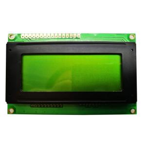 Characters Alphanumeric LCD Display , 5 Volt Yellow Green LCD 1604 Module