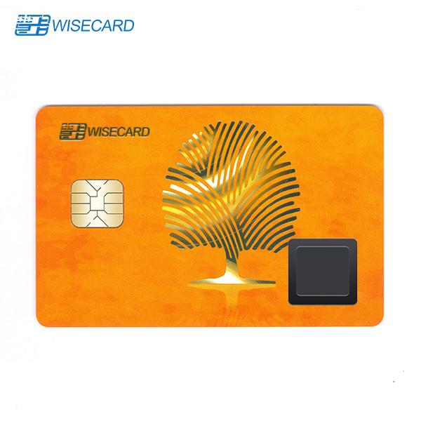 Cheap High Secured Fingerprint Smart Card For Biometric Solution for sale