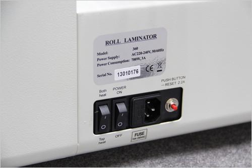 Cheap 220V/50 Hot and cold lamination, easy operation, 4 rollers heating lamp pouch laminator for sale