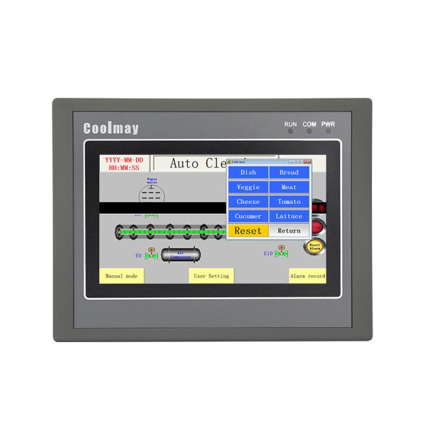 Cheap MODBUS Audio HMI Control Panel WINCE 5.0 Operating System 300cd/m2 for sale