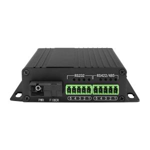 China Industrial RS485 RS422 Serial Media Converter 40KM Single Core Fiber 1310/1550nm on sale