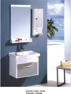 Best PVC bathroom vanity / wall cabinet / hanging cabinet / white color for bathroom 60 X49/cm wholesale