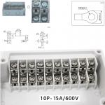 IP65 Waterproof Junction Box 110*75*43mm Terminal Blocks Electric Enclosure 10