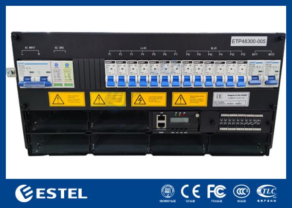 300A Sub-Rack Power Supply System With Power Distribution And Battery Monitory