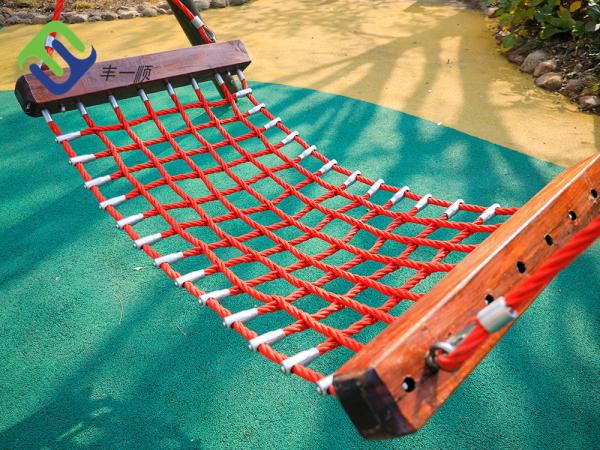 Cheap Colorful Hammock Net Tree Swing wear resistance For Playground Equipment for sale