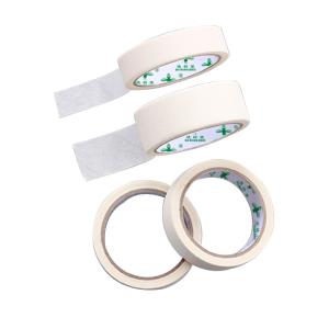 Best 1 Inch Width Embossed Paper White Painters Tape Rubber Adhesive wholesale