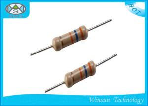 High Precision Carbon Film Resistor 1 Ohm 5 Watt Resistor With Epoxy Resin Coating