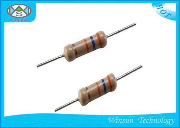 Cheap High Precision Carbon Film Resistor 1 Ohm 5 Watt Resistor With Epoxy Resin Coating for sale