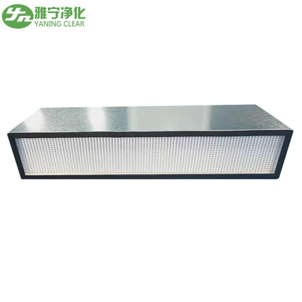 Cheap Class 100 HEPA Filter / Deep Pleated HEPA Filter With Paper Clapboard for sale