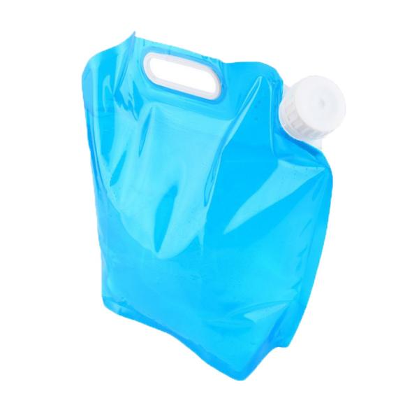 Cheap Flodable 2.8oz 5L Blue Liquid Pouch With Spout Drinking Water use for sale
