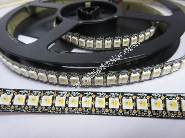 Cheap black pcb dc5v individual control dmx rgbw led strip for sale