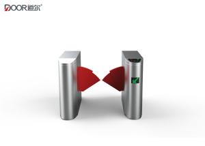 900mm Passage Width Flap Barrier Turnstile Telescope Wide Lane Flap Barrier Gate For Subway Station