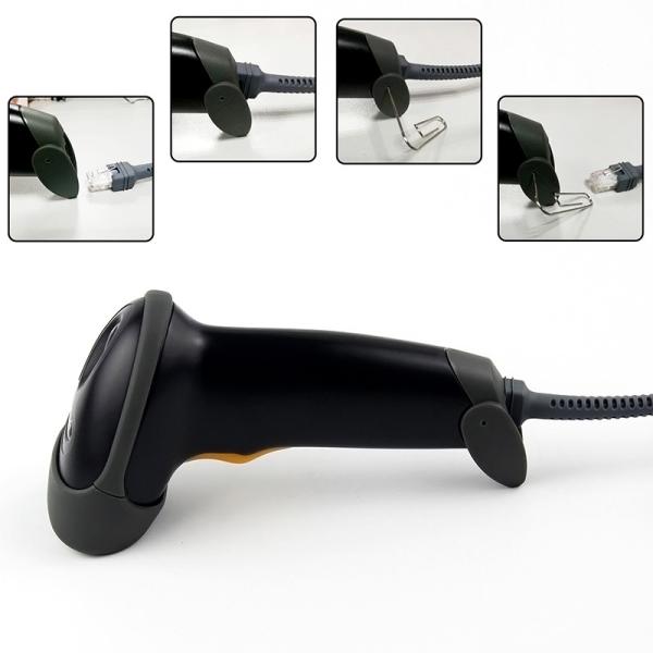 Cheap USB Laser Barcode Scanning System / 1D Barcode Reader With Instant Upload Mode for sale