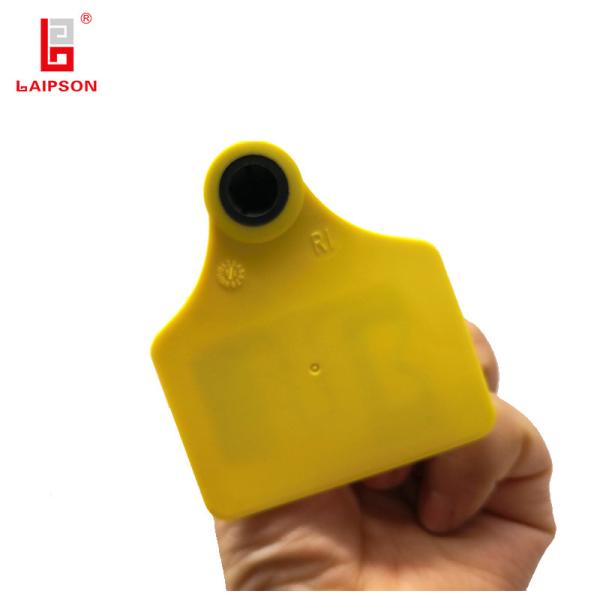 Cheap 75MM Medium Cattle Bovine Use UHF Ear Tag With Identifying Purpose for sale