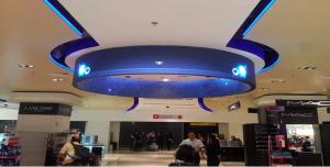 China Flexible Wall Mounted Curved Projector Screen Internal Decoration CE Approved on sale