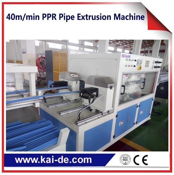 Cheap Double PPR pipe extrusion machine speed 40m/min wtih two different color for sale