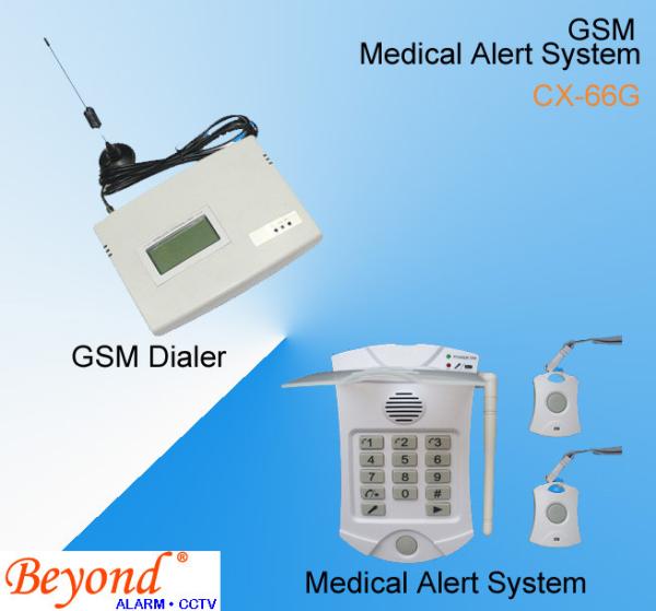Cheap Senior GSM Medical alert Alarm system : Help Alarm Auto Dialer, Auto Dial and Play Voice for sale