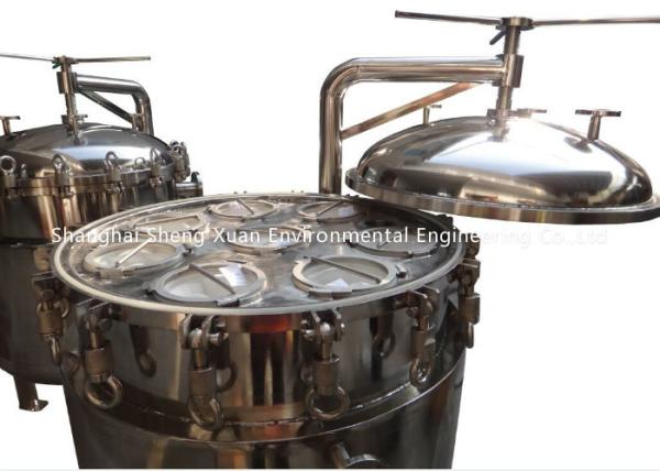 Cheap Mechanical Flange Connection DN50 Bag Filter Housing for sale