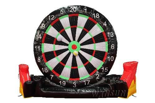 Cheap Waterproof Inflatable Soccer Dart Board , PVC Inflatable Interactive Games for sale