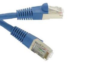 China Flat RJ45 SSTP Cat 7 Network Cable 10Gbps 600Mhz 1 - 100 Meters Length on sale