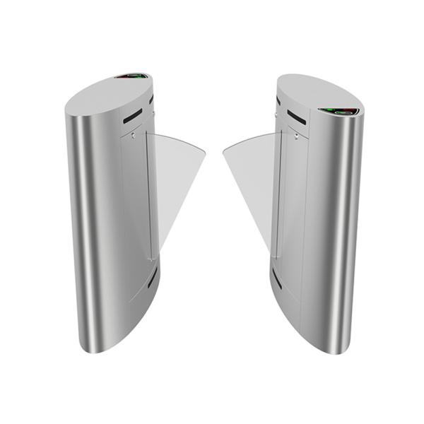 Cheap 304 Stainless Steel Magnetic Flap Barrier Turnstile Gate Security Smart for sale
