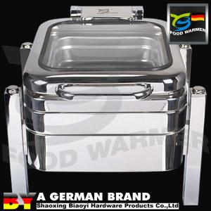 Best Small Catering Chafing Dish With Compact Storage Stackable Square Tube Footing wholesale