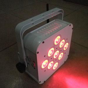 China 10CH Battery Powered Led Par Cans , Remote Control Led 18 Flat Par Light  on sale