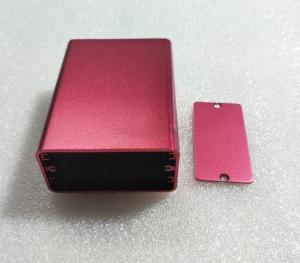 Best OEM Black Red Sandblasting Extruded Aluminum Case wholesale