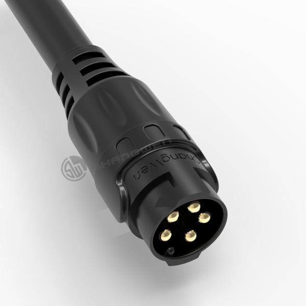 Cheap Multiple 5 Pin Male Plug Connector IP67 M19 Series Self Locking System for sale