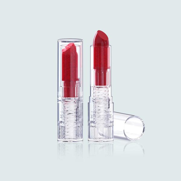 Cheap PET Material Refillable Lipstick Container Case for sale