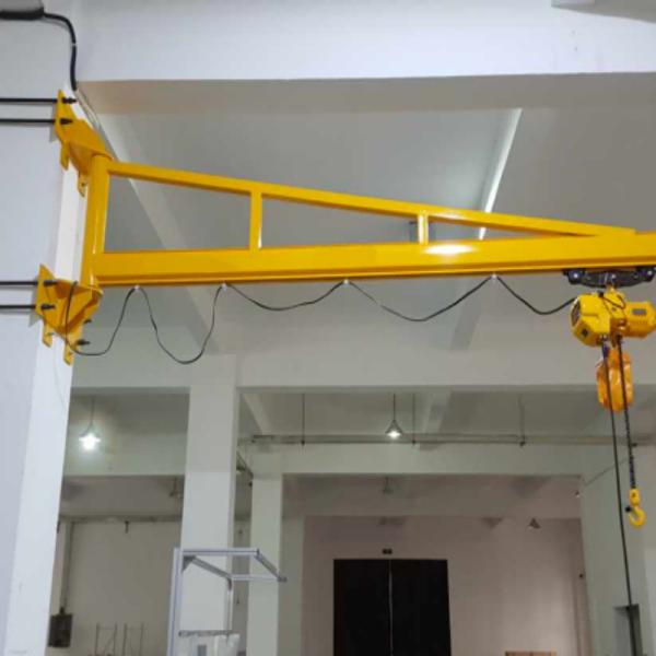 Cheap 5 Ton Remote Control Wall Mounted Jib Crane 20m/Min Speed Hoisting for sale