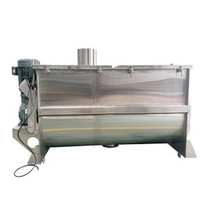 Horizontal Trough Ribbon Blender Machine For Fast And Uniform Mixing In Chemical Food And Building Material Industries