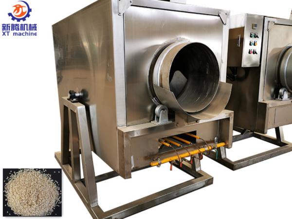 Cheap Automatic Batch Drum Peanut Roasting Machine With 304 Stainless Steel Material for sale
